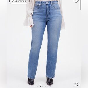 The Curvy '90s Straight Jean